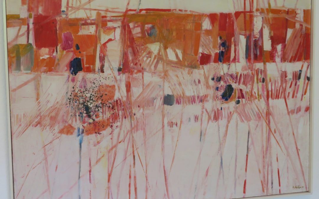 Koller Oskar 1925-2004 Gemälde Komposition Marrakesch 1968