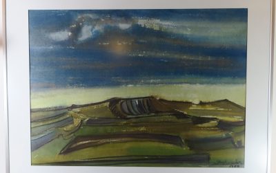 Strohmeier Heinrich Neuhaus 1912-1989 Paderborn großes Aquarell – Sylt 1984 –
