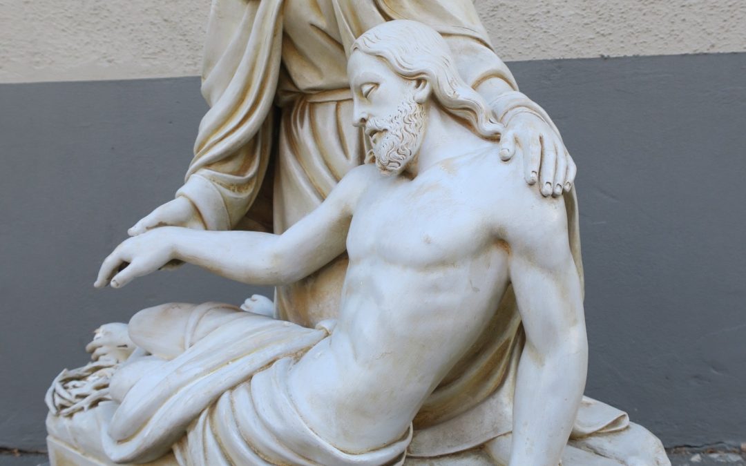 Pietà – Beweinung Christi – Maria & Jesus – 31 kg / Höhe 71 cm – Figur / Skulptur