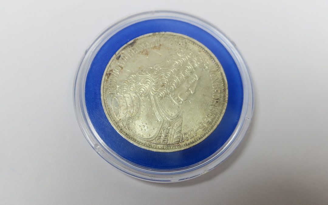 5 Mark DM 1955 Ludwig Wilhelm I von Baden – Münze / Coin – 625 er Silber G
