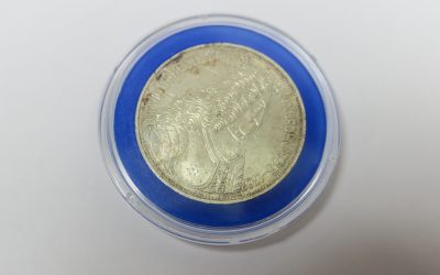 5 Mark DM 1955 Ludwig Wilhelm I von Baden – Münze / Coin – 625 er Silber G