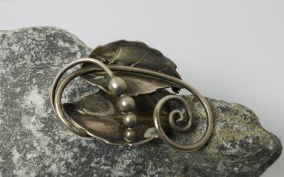 Vintage Silber Brosche Alphonse La Paglia International Sterling Nr. 108 ~ 1950