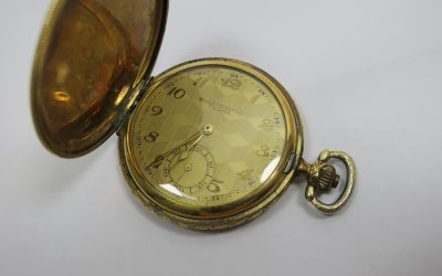 Vintage Chronometre TEGRA Taschenuhr / Uhr vergoldet Handaufzug Chronometer