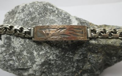 Vintage Armband Herrenarmband Silber Quetzal Vogel vergoldet Guatemala ?