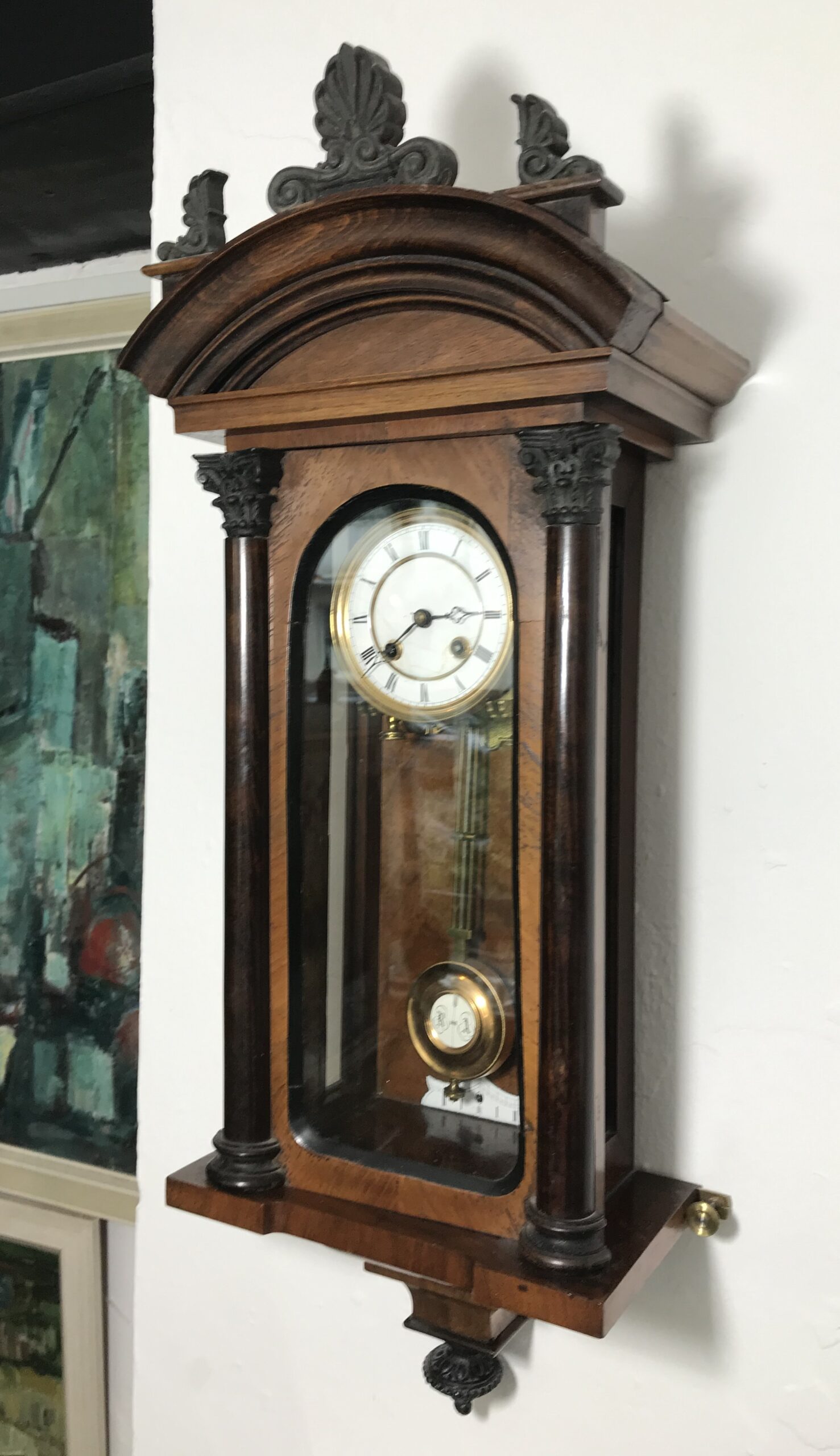alte wanduhr
