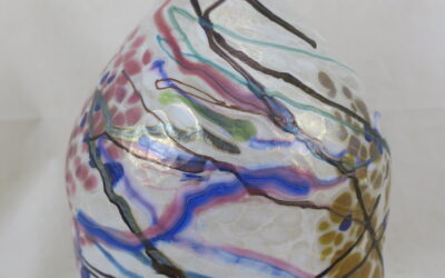 Hundstorfer, Helmut Werner *1947 Glas Objekt Flasche 1985