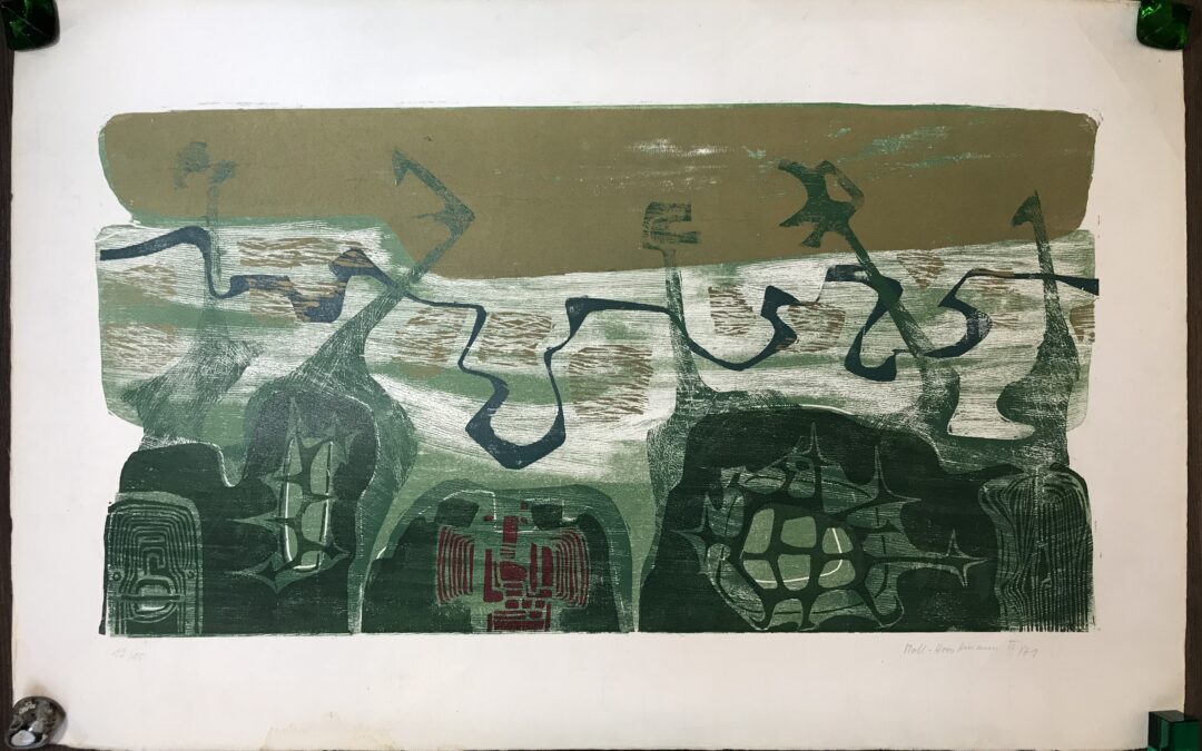 Ingrid Moll Horstmann *1936 Abstrakte Grafik 1971 – 12/15