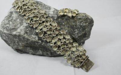 Design Armband ESHA 835 Silber 70 er Modernist bracelet silver