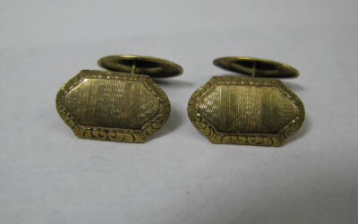 Vintage Art Deco Manschettenknöpfe 333 Gold ~ 1930