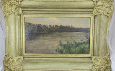 Paul Vorgang 1860-1927 Gemälde See Berlin Stößensee ~ 1900/1910