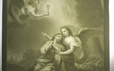 KPM Berlin Porzellan Lithophanie Christus am Ölberg Nr. 319 – 19. Jh.