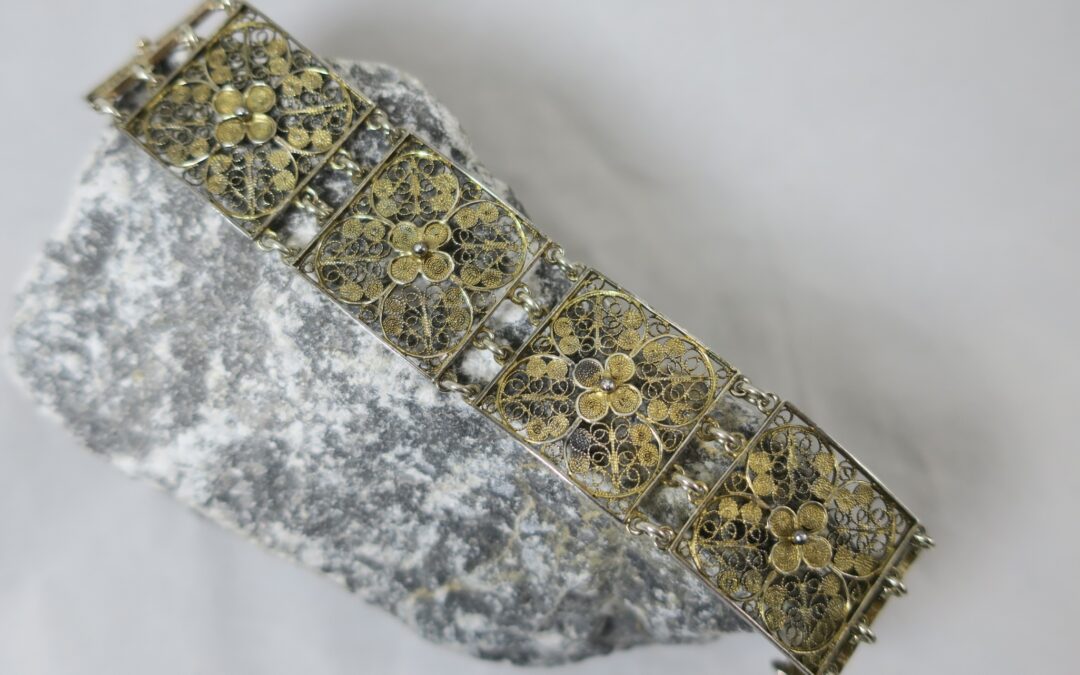 Vintage Jugendstil Armband 800 Silber ~ 1910 Art Nouveau silver bracelet