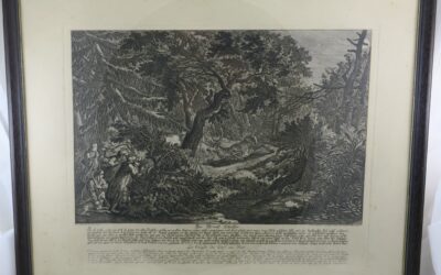 Ridinger, Johann Elias 1698-1767 Kupferstich Das Brunft Schiessen ~1750