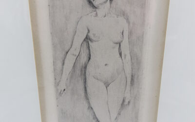 Corinth Lovis 1858-1925 Radierung Stehendes Mädchen 1908