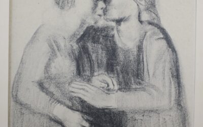 Kollwitz Käthe – Maria & Elisabeth Lithografie ~ 1948