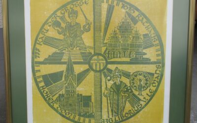 Ingrid Moll Horstmann *1936 Grafik Holzschnitt Paderborn 1977