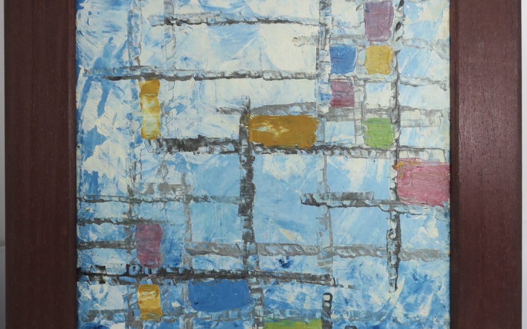Gallaus Peter 1913-1971 Gemälde Modern Abstrakt 1961