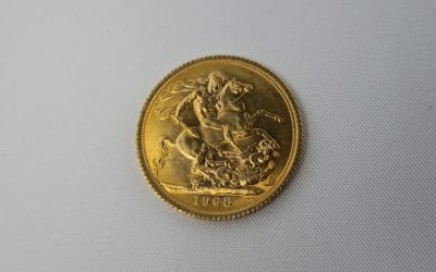 Goldmünze 1Pfund / 1 Sovereign England 1968 Elisabeth II