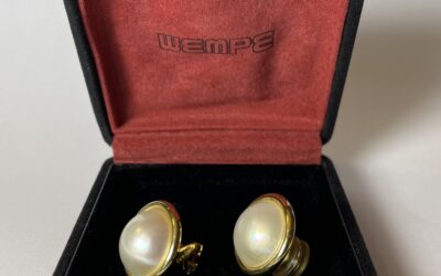 Paar Mabé Ohrclips Wempe 750 Gold Ohrclip