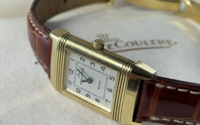Jaeger – LeCoultre Reverso 18K / 0,750 Gold Damen Armbanduhr / Uhr
