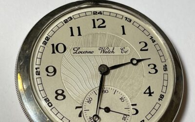 Locarno Watch Herren Taschenuhr 800 Silber