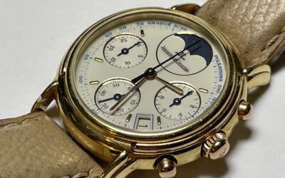 Jaeger – LeCoultre Odysseus 18K / 0,750 Gold Damen Armbanduhr Uhr