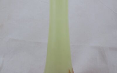 Jugendstil Glas Vase Wilhelm Kralik & Sohn Opalglas ~ 1900/1910 Helios ?