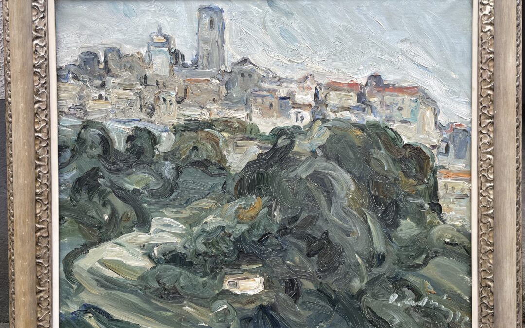 Ladwig Roland 1935–2014 Gemälde Saint-Paul-de-Vence 1972 Expressionist