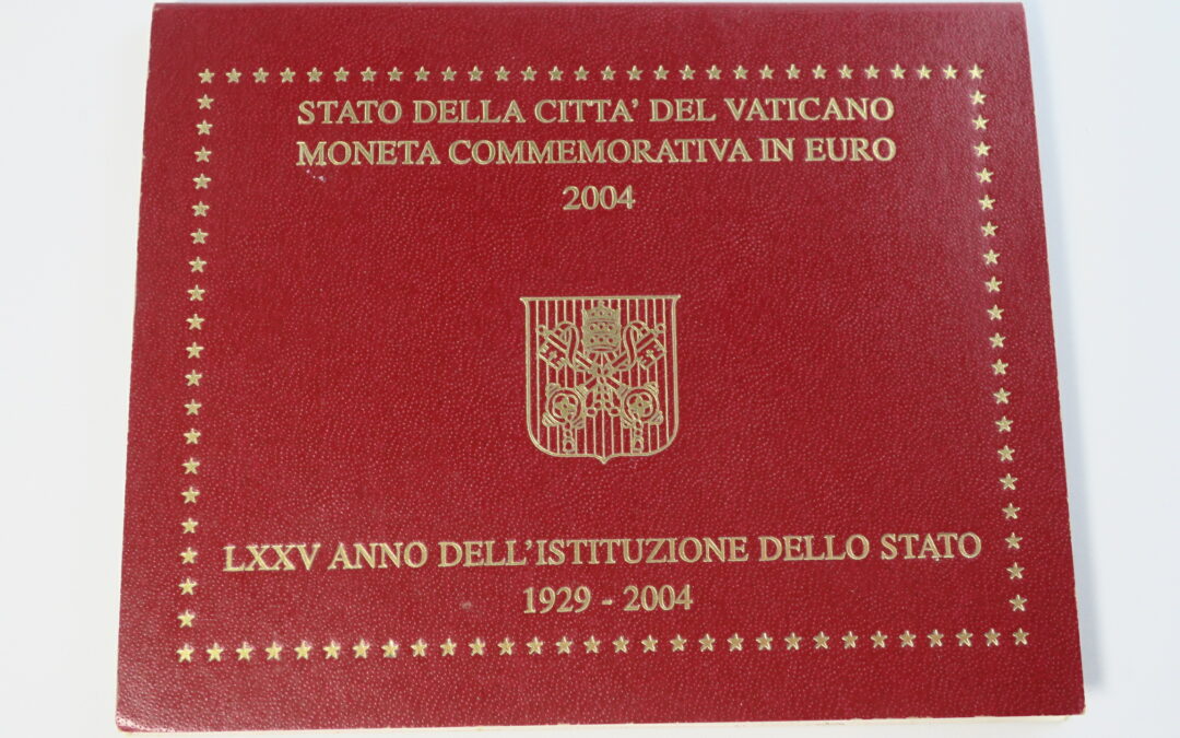 Vatikan 2 Euro Gedenkmünze Münze 2004 Johannes Paul II. 75 Jahre Vatikanstadt