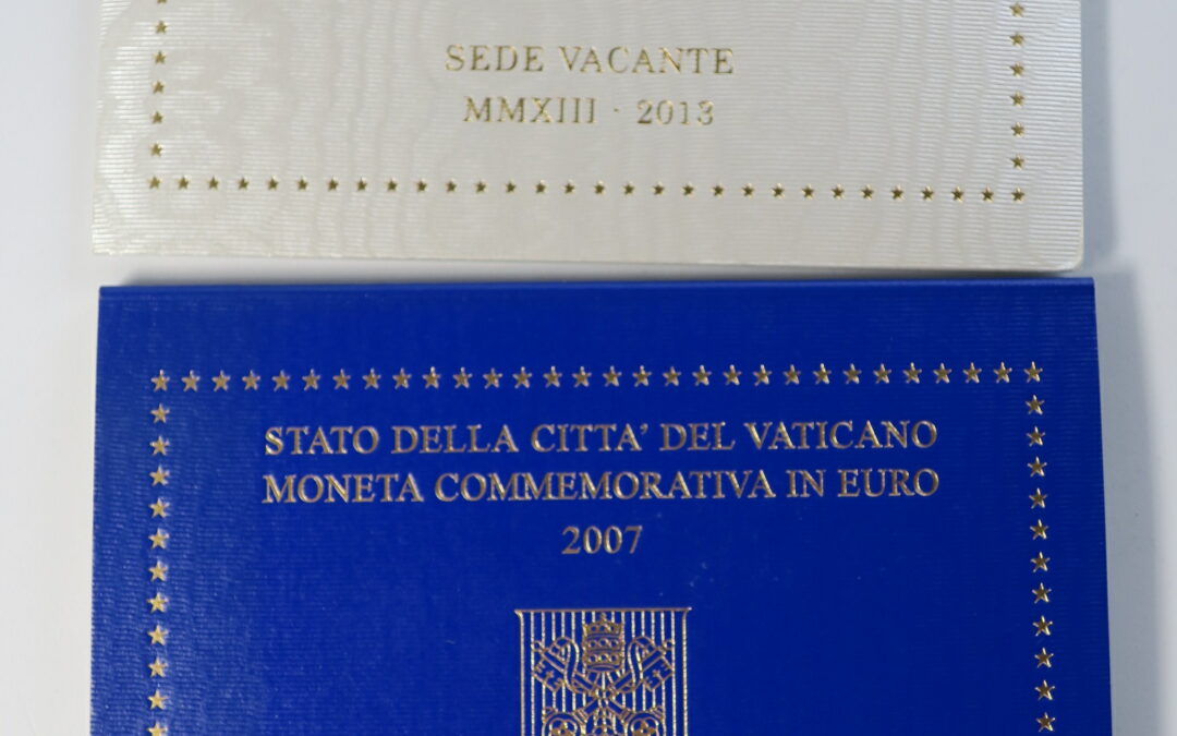 Vatikan 2 Euro Gedenkmünze Münze 2007 80.Geburtstag Benedikt 2013 Sede Vacante
