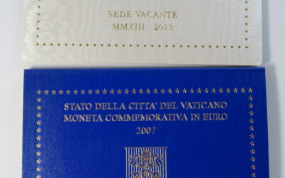 Vatikan 2 Euro Gedenkmünze Münze 2007 80.Geburtstag Benedikt 2013 Sede Vacante