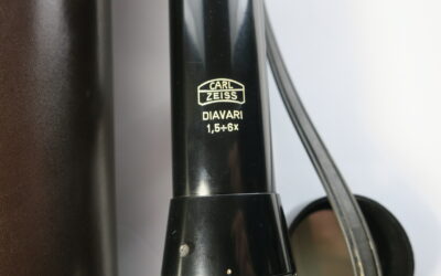 CARL ZEISS ZF Zielfernrohr Diavari – D 1,5 + 6X West Germany mit Köcher