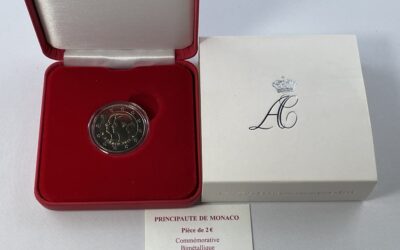 Monaco 2 Euro 2011 Münze / Gedenkmünze Hochzeit Fürst Albert II und Charlene