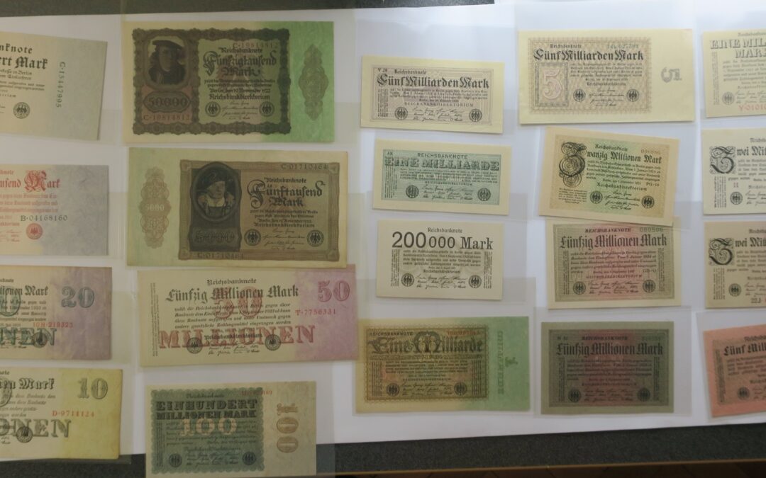 Sammlung 20x Reichsbanknote 1922 / 1923 500 bis 5 Milliarden Mark Inflationsgeld
