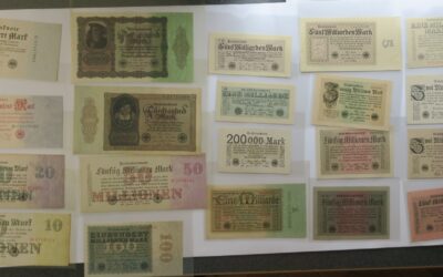 Sammlung 20x Reichsbanknote 1922 / 1923 500 bis 5 Milliarden Mark Inflationsgeld