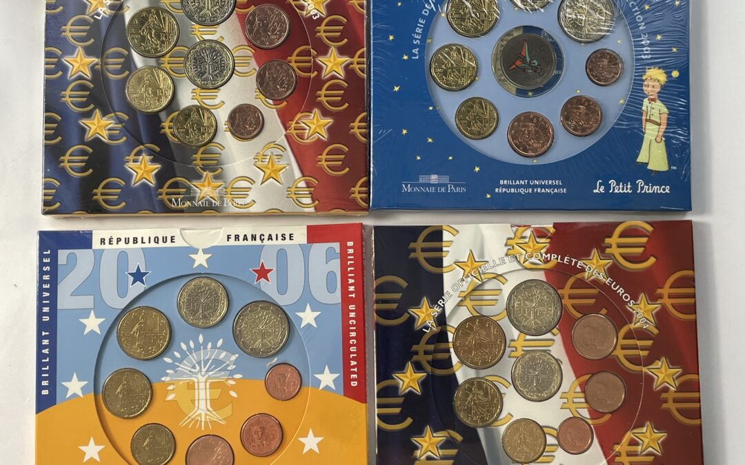 4x KMS Frankreich – Petit Prince 2003 – KMS – 2003 – 2004 – 2006 Kursmünzesatz