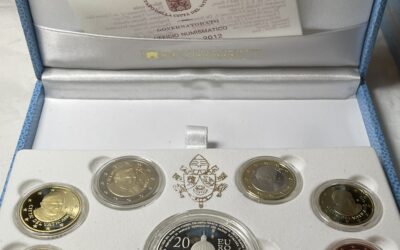 Vatikan Cent Euro KMS 2012 Benedikt XVI 20 Euro Silber Münze Kursmünzensatz