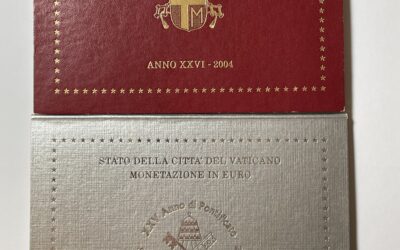 Vatikan 2003 + 2004 Kursmünzensatz KMS Klappfolder – Johannes Paul II