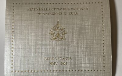 Kursmünzensatz 2005 Sede Vacante Vatikan MMV Sedisvakanz KMS