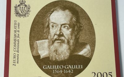 San Marino 2 Euro Münze Gedenkmünze 2005 Gallileo Gallilei