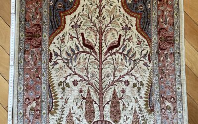 Teppich Seide / Seidenteppich Hereke ? Türkei ? Gebetsteppich