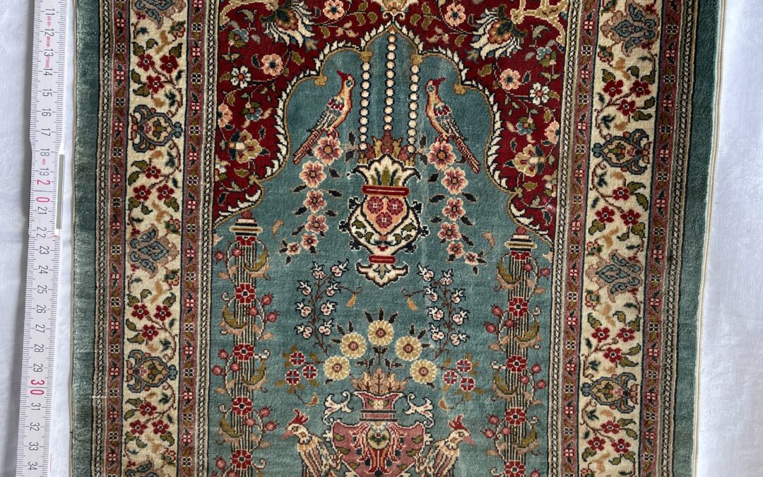 Teppich Seide / Seidenteppich Hereke Özipek Türkei  Gebetsteppich