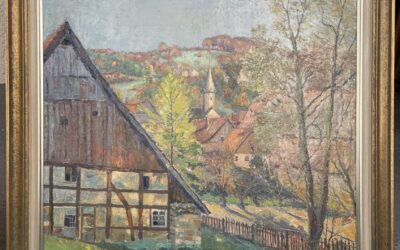 Ludwig Wolff Gemälde Grundsteinheim Lichtenau St. Luzia