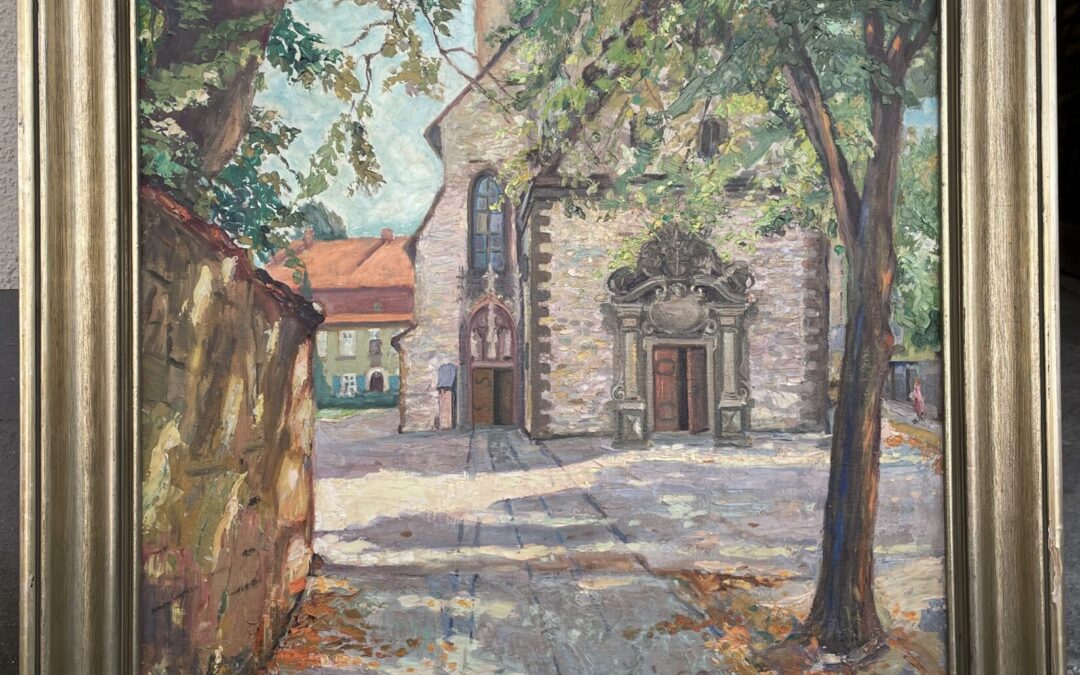 Ludwig Wolff Gemälde Busdorfkirche Paderborn