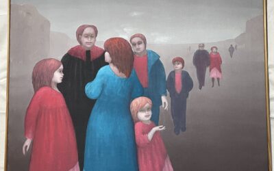 Irene Müller *1941 Gemälde Personen / Menschen / Familie in Canyon Schlucht 2011