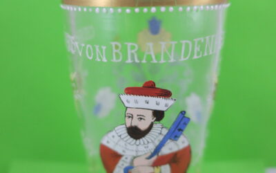 Email Glas Humpen Kurfürst von Brandenburg 1613 – Fritz Heckert Petersdorf ~1885
