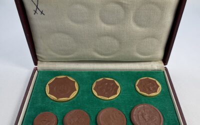 Notgeld Sachsen 7x Porzellan Münze Meissen 1921 – 20 Pfennig bis 20 RM