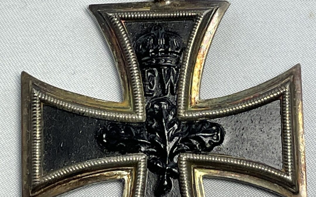 Original Orden Eisernes Kreuz 2. Klasse – EK II 1813 – 1914 4,3 x 4,3 cm gepunzt