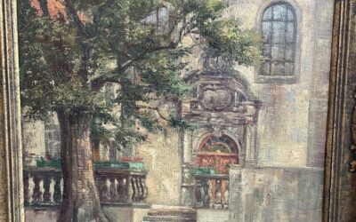Weitzner Hans Gemälde Portal zur Kapuzinerkirche Paderborn