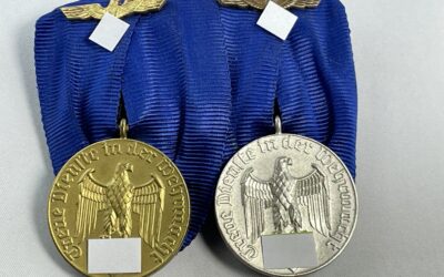 Dienstauszeichnung / 2 er Ordensspange Treue Dienste Wehrmacht für 4 & 12 Jahre